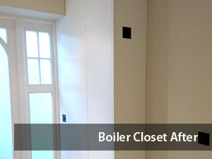Boiler Closet After