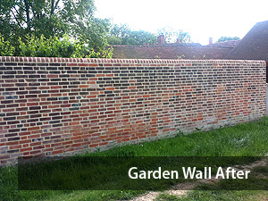 Garden Wall After Repair